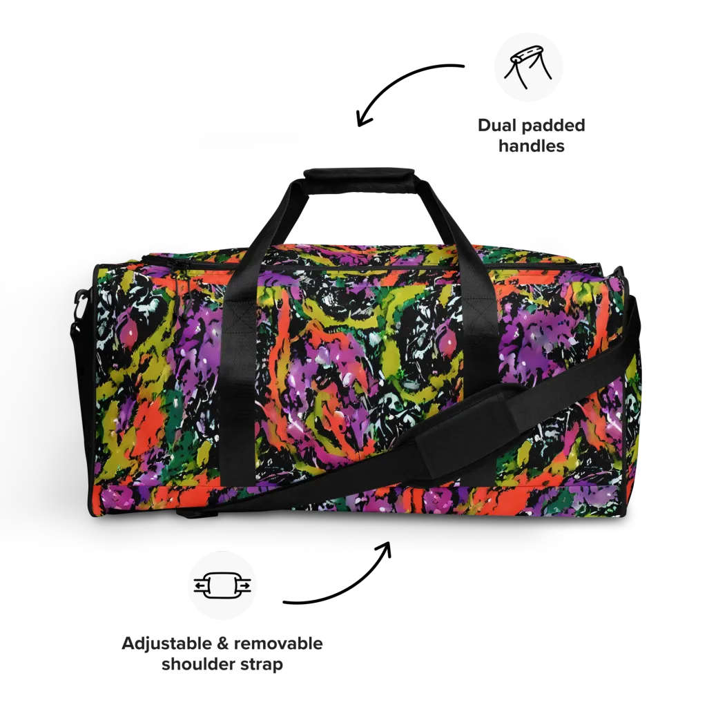 Chromatic Uproar on Duffle Bag — Front
