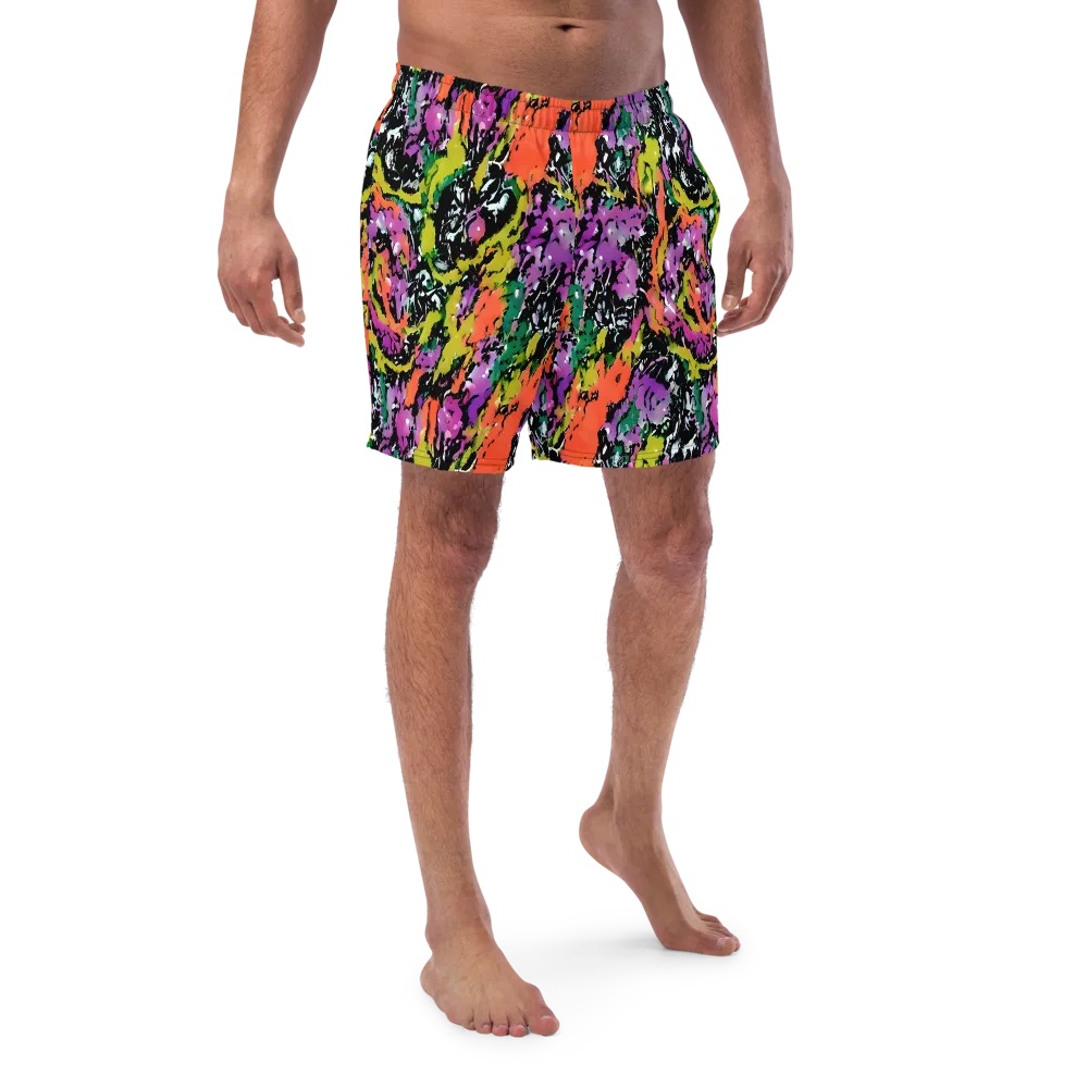 Chromatic Uproar on Swim Trunks — Front