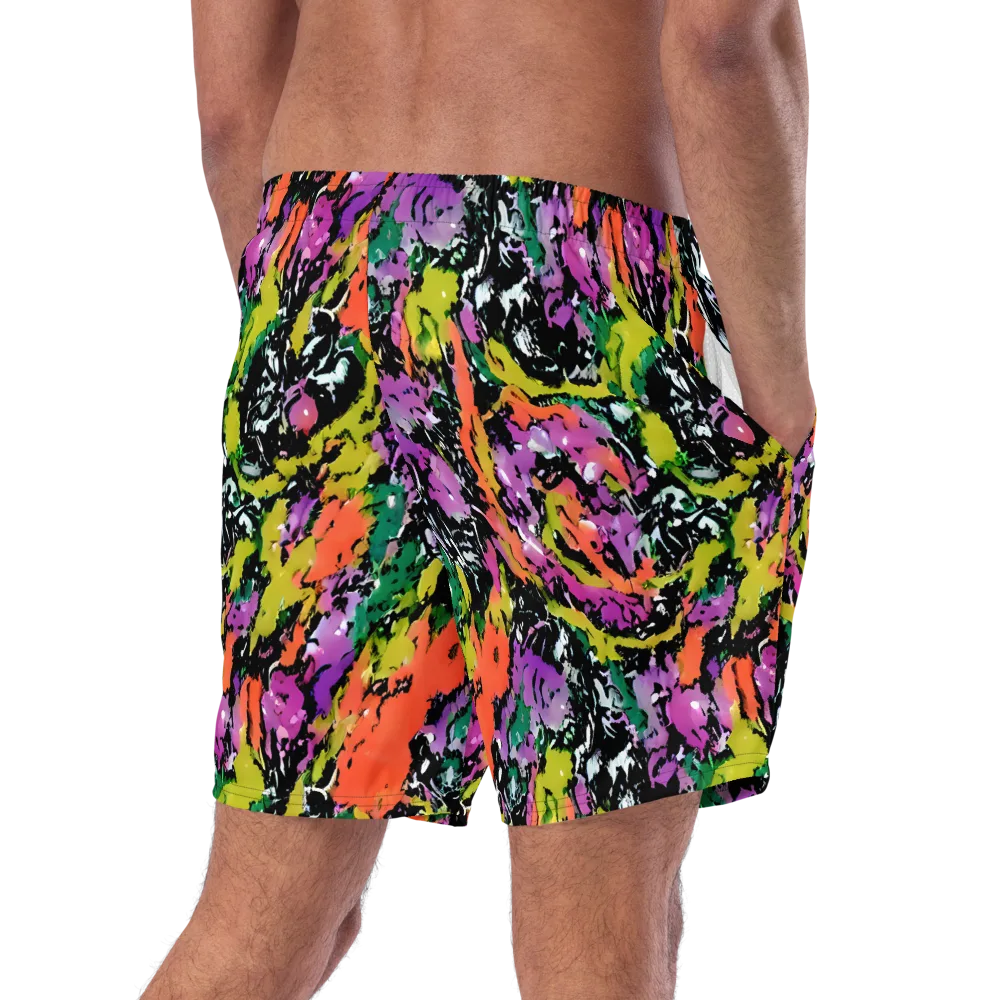 Chromatic Uproar on Swim Trunks — Right Back