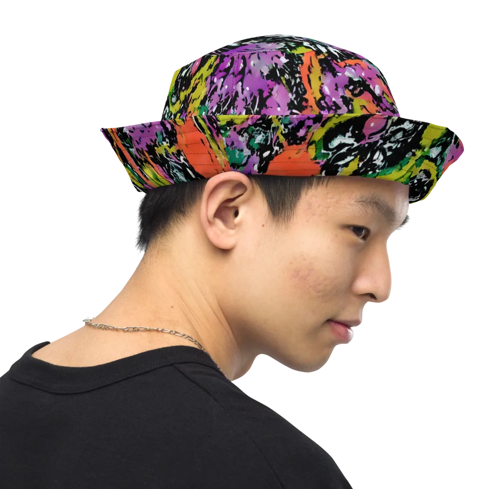 Chromatic Uproar on Reversible Bucket Hat — Right Outside