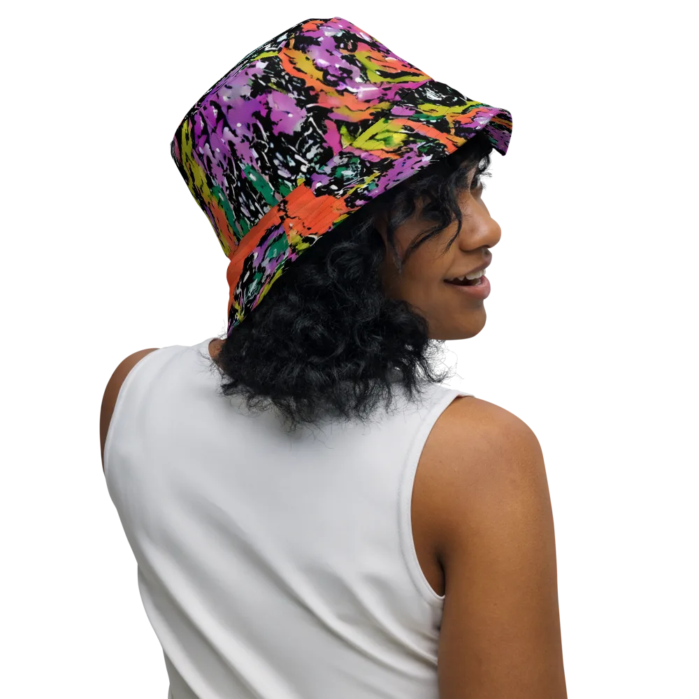 Chromatic Uproar on Reversible Bucket Hat — Right Outside