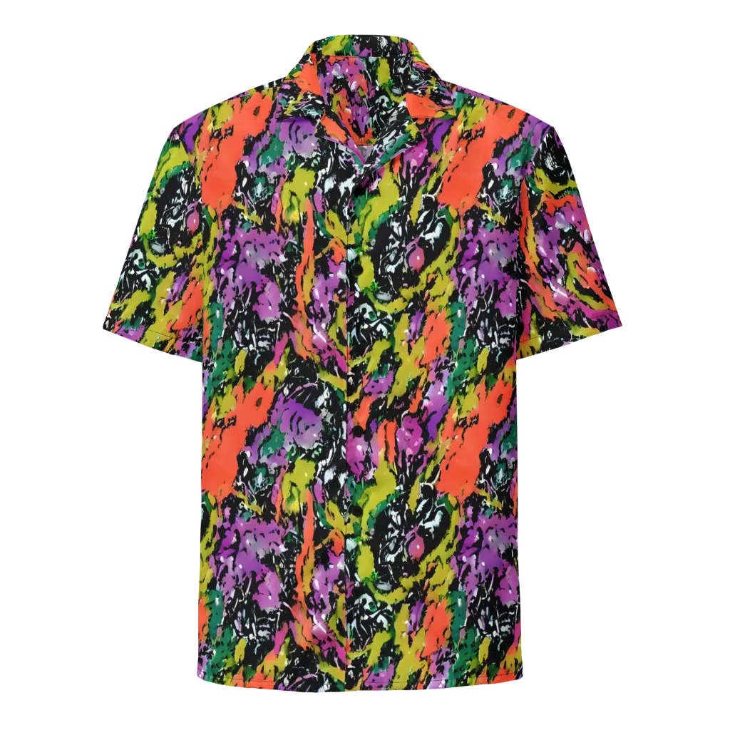 Chromatic Uproar on Button Shirt — Front