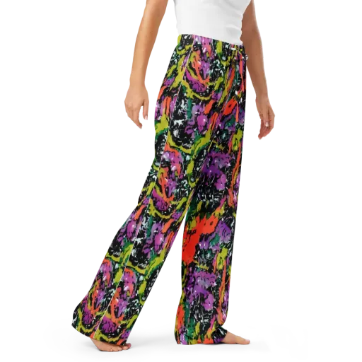 Chromatic Uproar on a Women's Pajama Pants