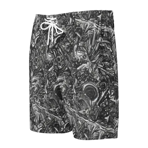 Obsidian Riddle on a Men's Board Shorts