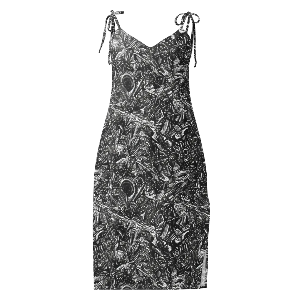 Obsidian Riddle on Slip Dress — Front