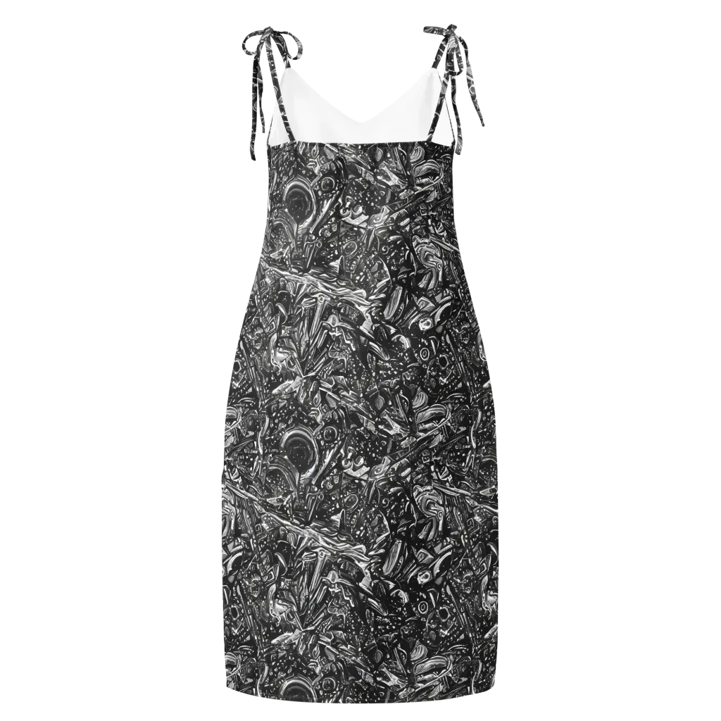 Obsidian Riddle on Slip Dress — Back