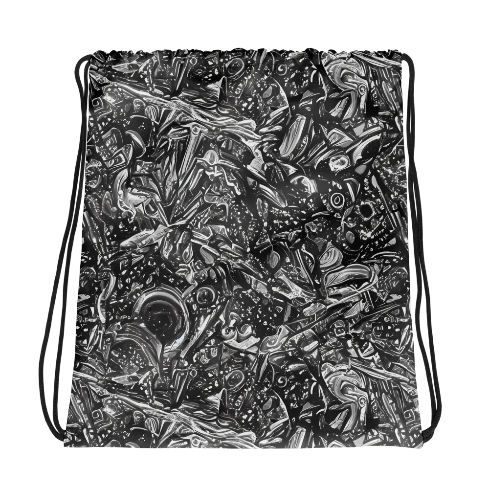 Obsidian Riddle on Drawstring Bag — Photo