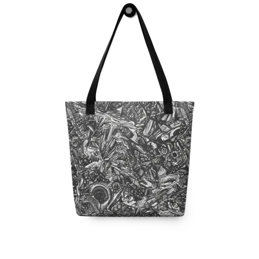 Obsidian Riddle on a Tote Bag