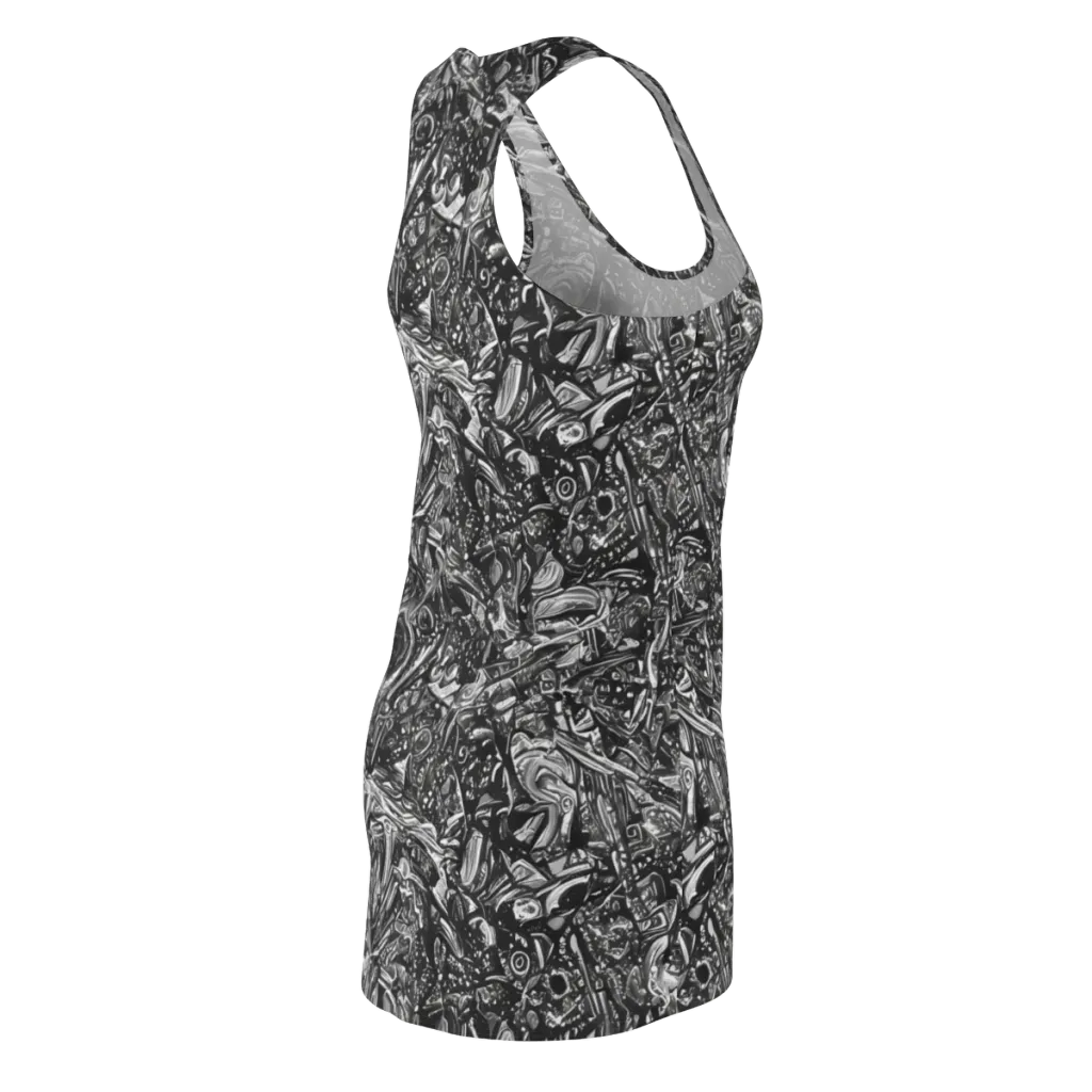 Obsidian Riddle on Racerback Dress — Back Side
