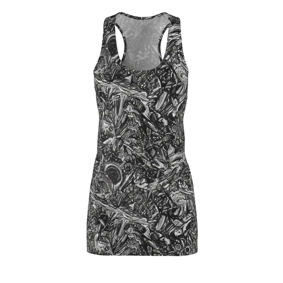 Obsidian Riddle on Racerback Dress — Front