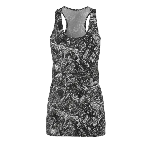 Obsidian Riddle on a Racerback Dress