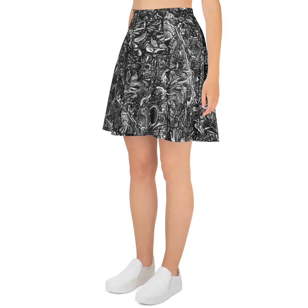 Obsidian Riddle on Skater Skirt — Left