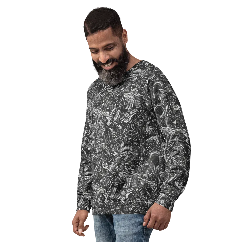 Obsidian Riddle on Sweatshirt — Left Front