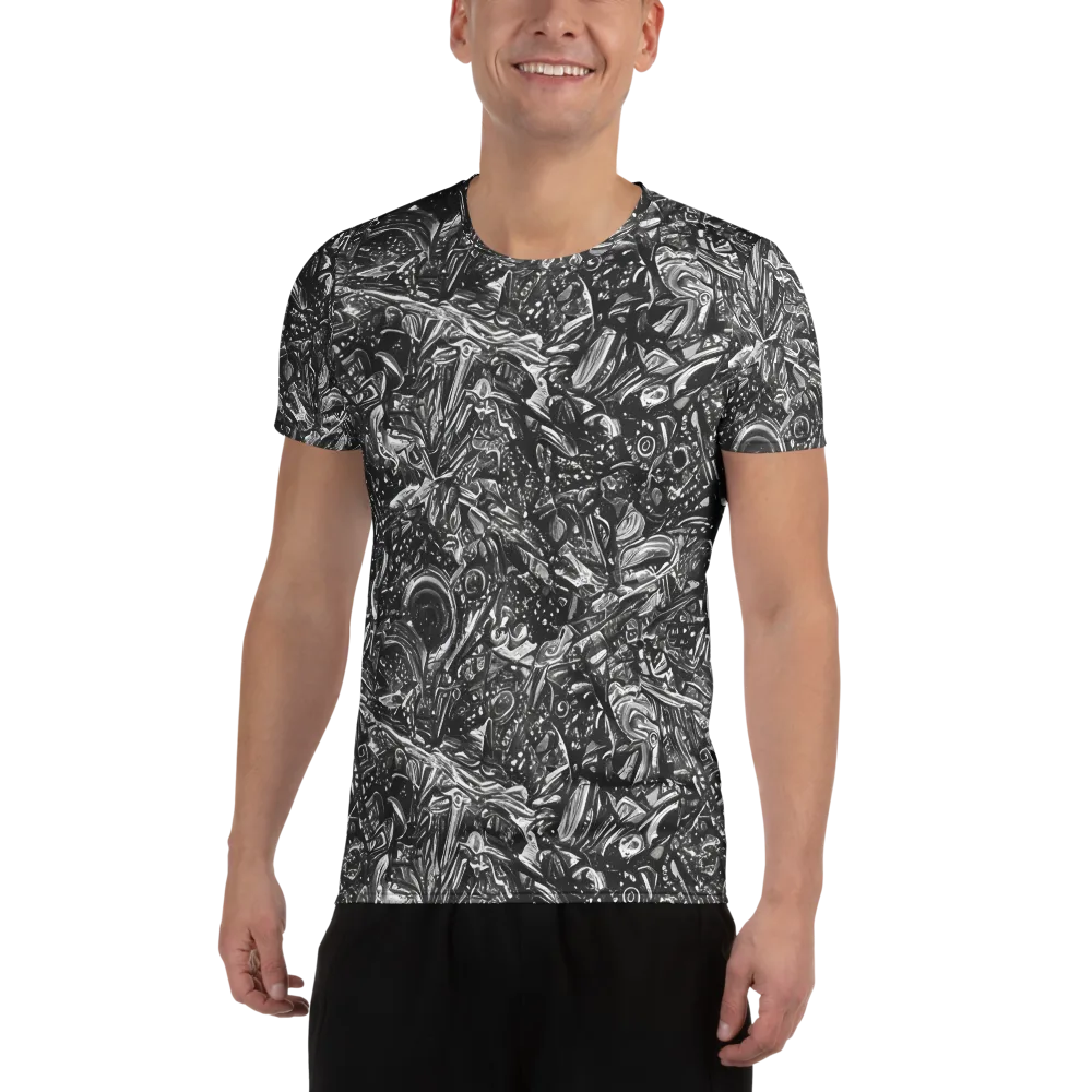 Obsidian Riddle on Men's Athletic T-Shirt — Front