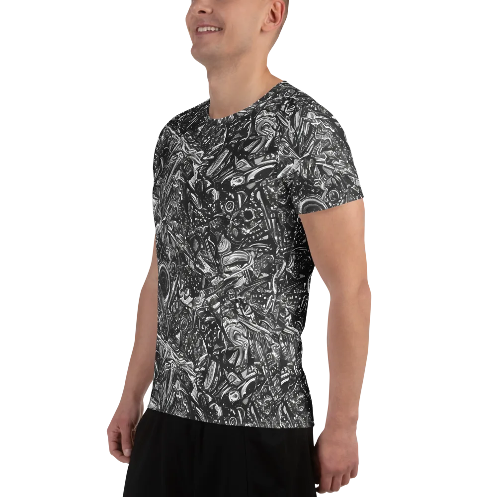 Obsidian Riddle on Men's Athletic T-Shirt — Left