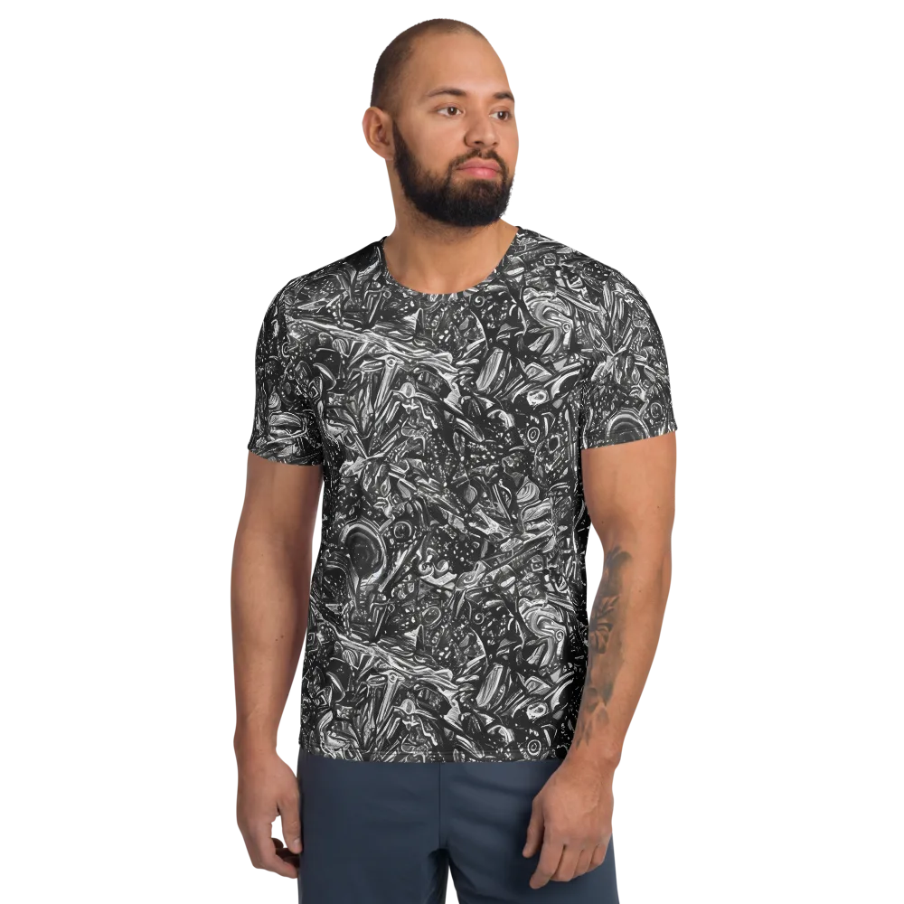 Obsidian Riddle on Men's Athletic T-Shirt — Front