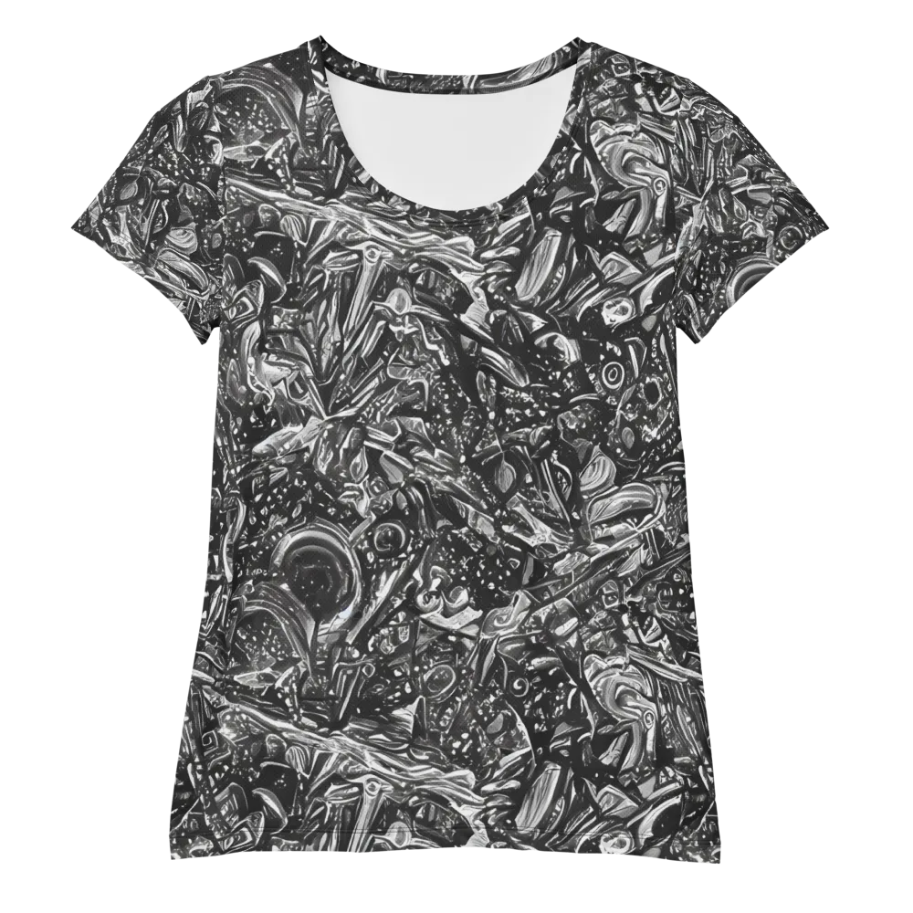 Obsidian Riddle on Women's Athletic T-Shirt — Front
