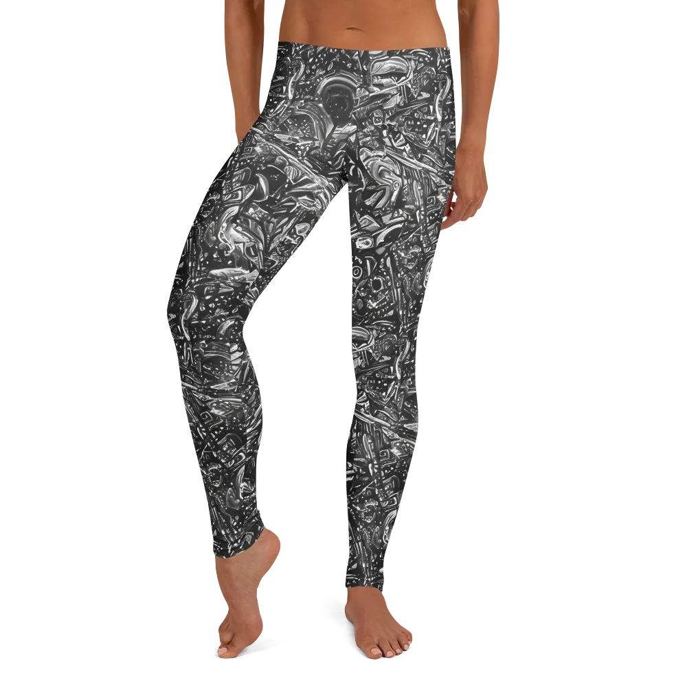 Obsidian Riddle on Leggings — Front