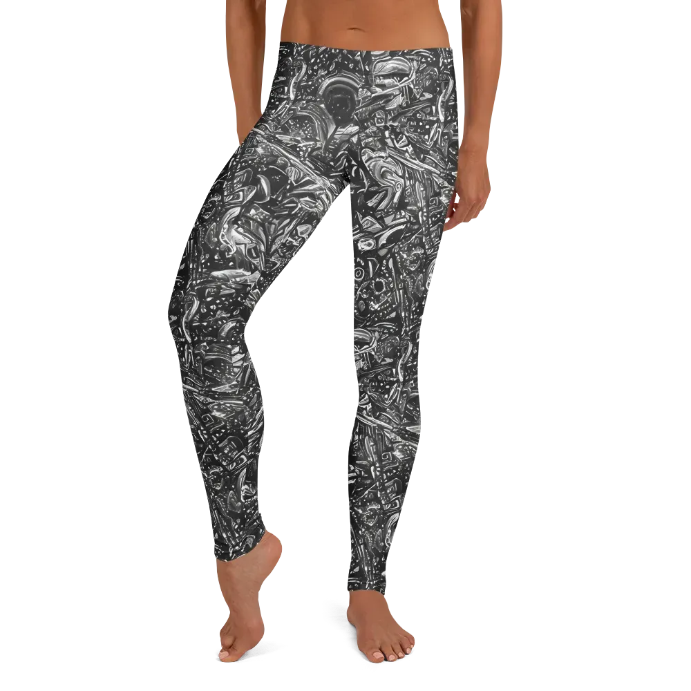 Obsidian Riddle on Leggings — Front