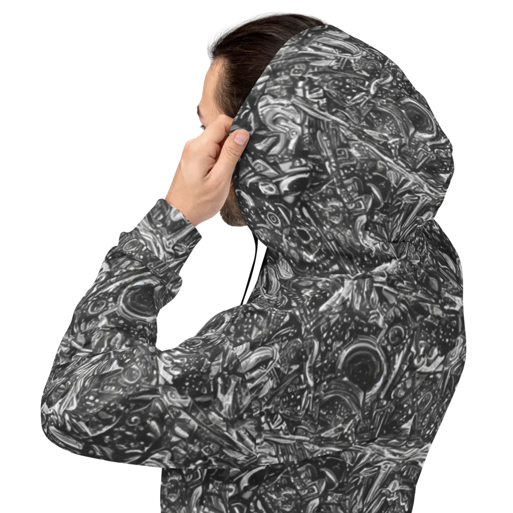 Obsidian Riddle on Hoodie — Back