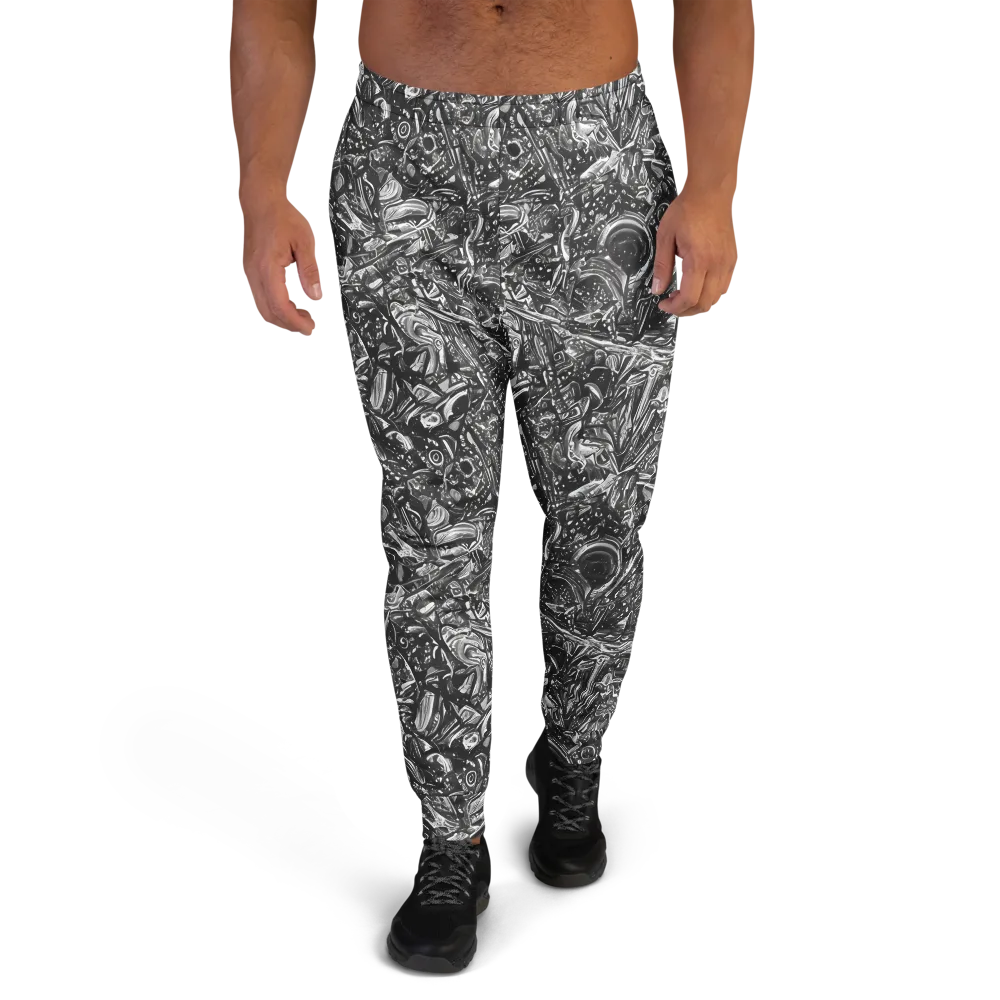 Obsidian Riddle on Men's Joggers — Front