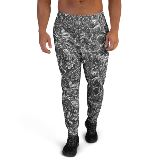 Obsidian Riddle on a Men's Joggers