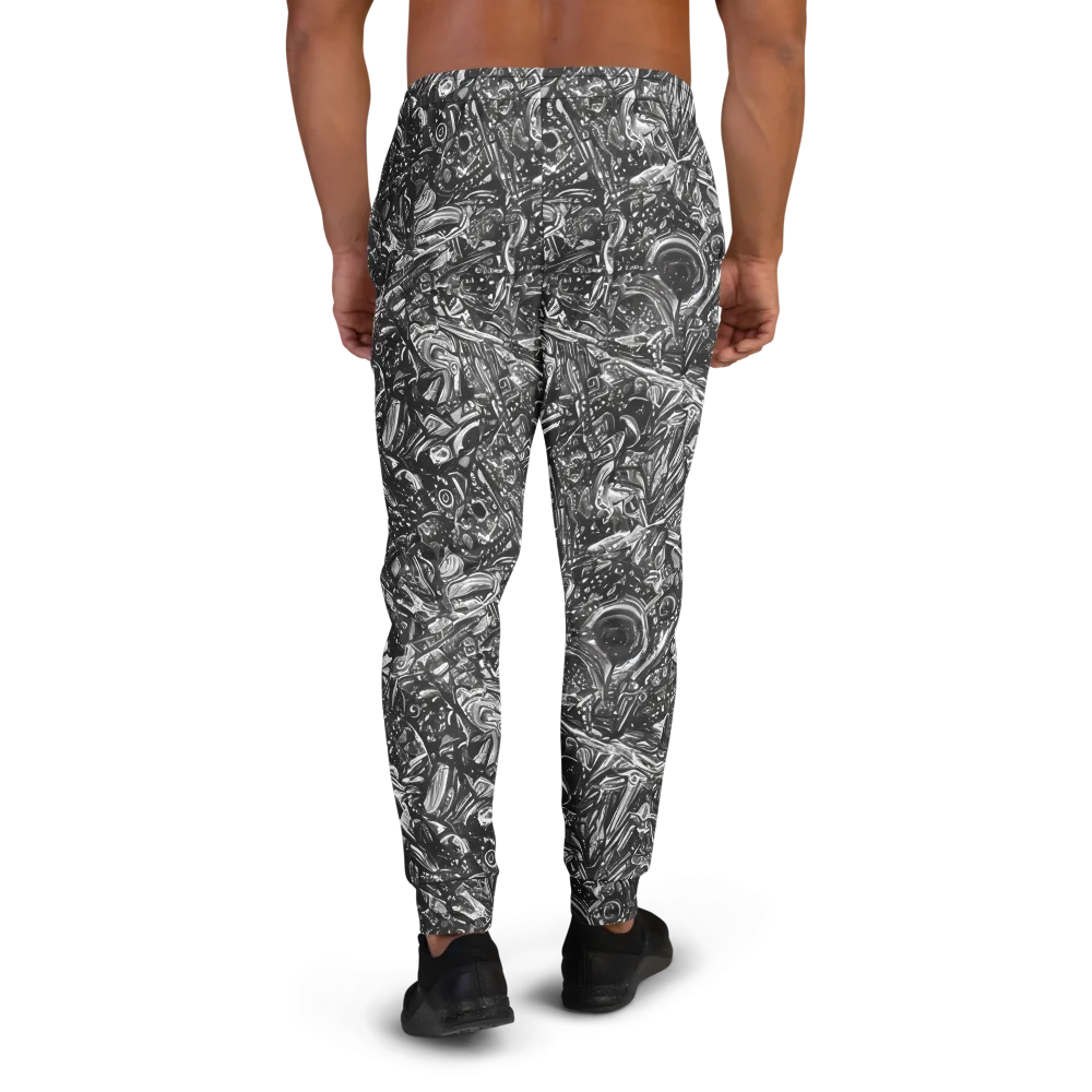 Obsidian Riddle on Men's Joggers — Back