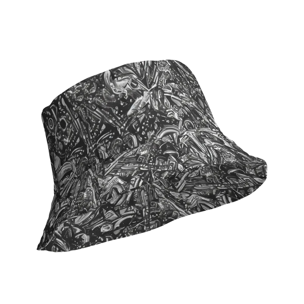 Obsidian Riddle on Reversible Bucket Hat — Product details Outside
