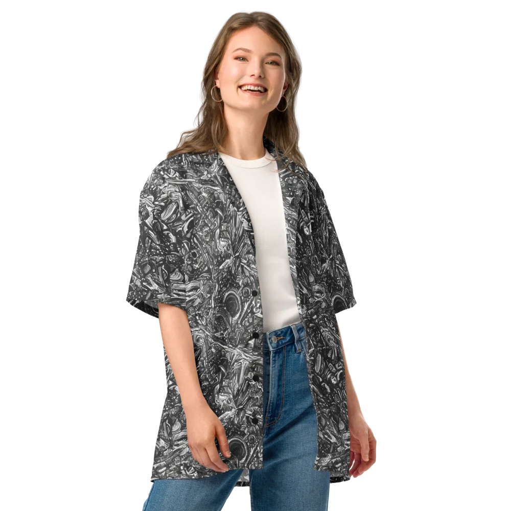 Obsidian Riddle on Button Shirt — Front