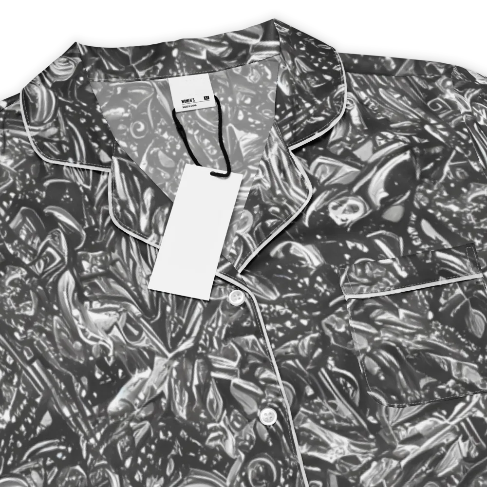 Obsidian Riddle on Women's Short Sleeve Pajama Top — Product details