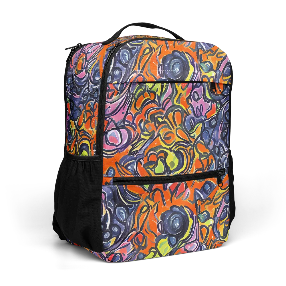 Molten Pop on Utility Backpack — Right Front