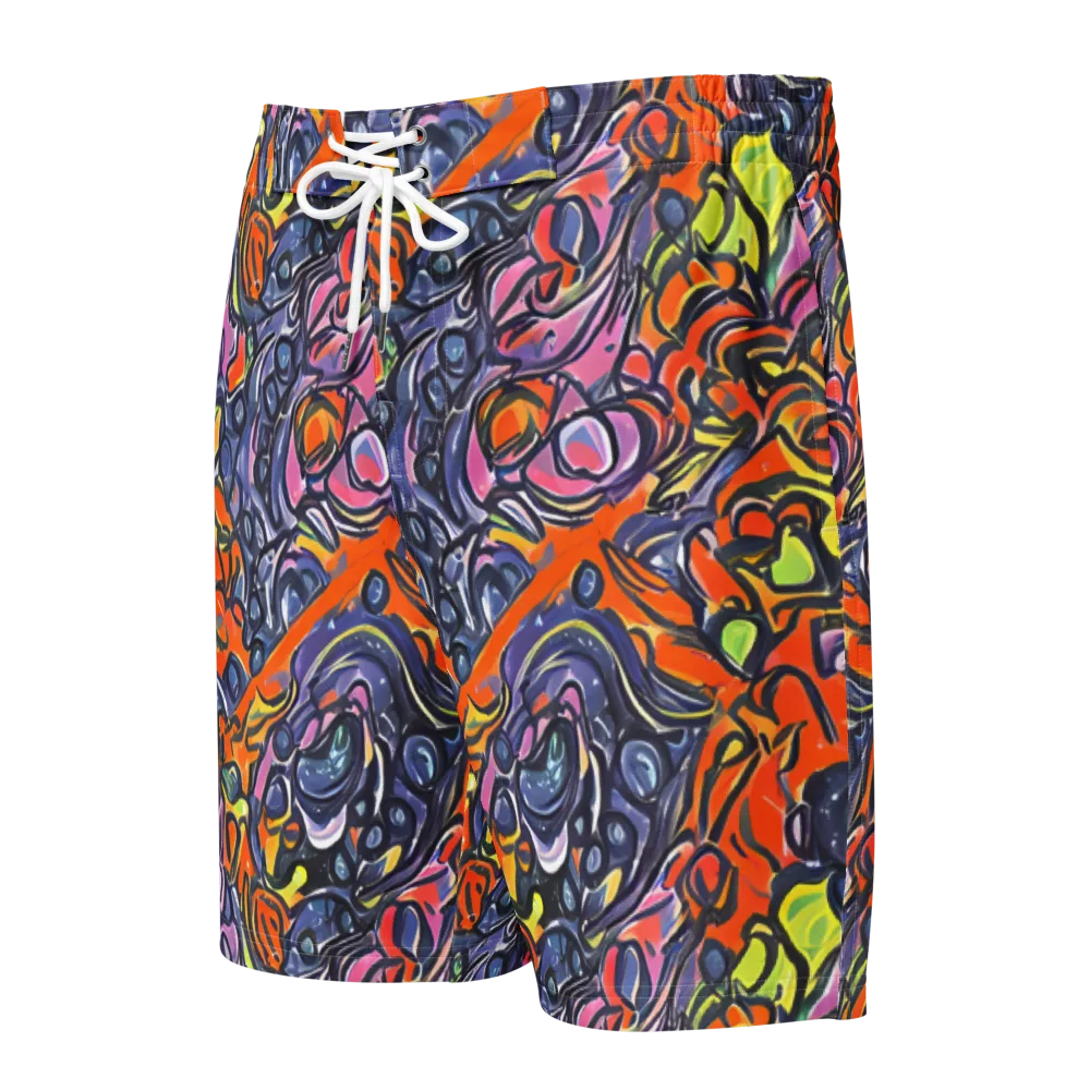 Molten Pop on Men's Board Shorts — Front