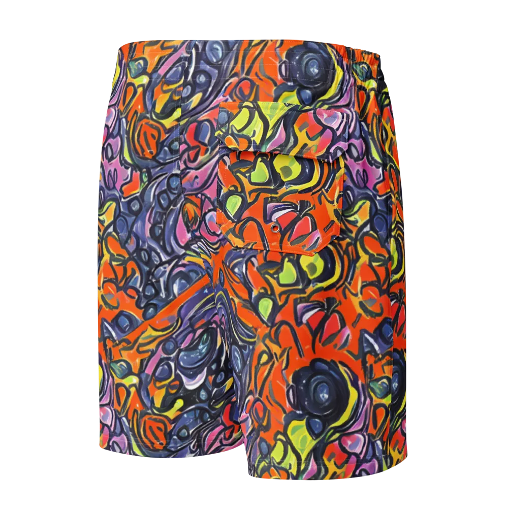 Molten Pop on Men's Board Shorts — Back