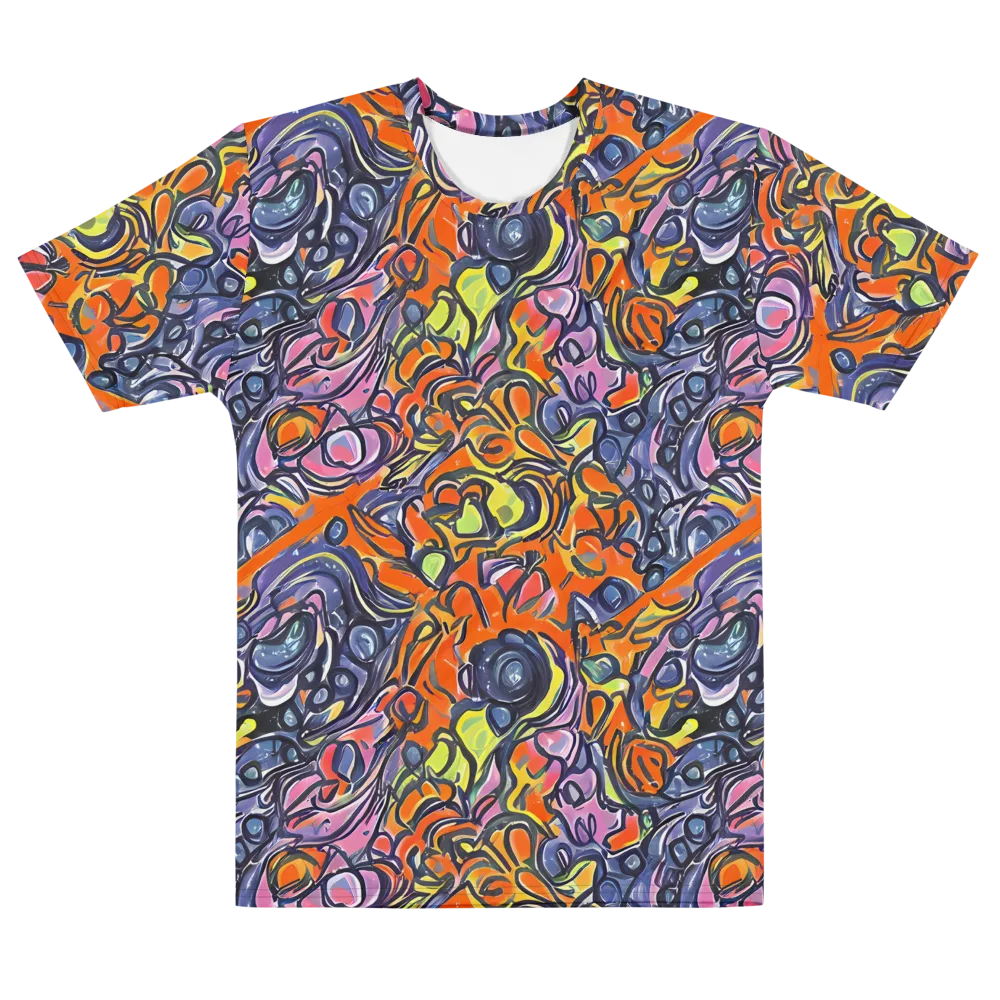 Molten Pop on Men's Cotton Crew Neck T-Shirt — Front