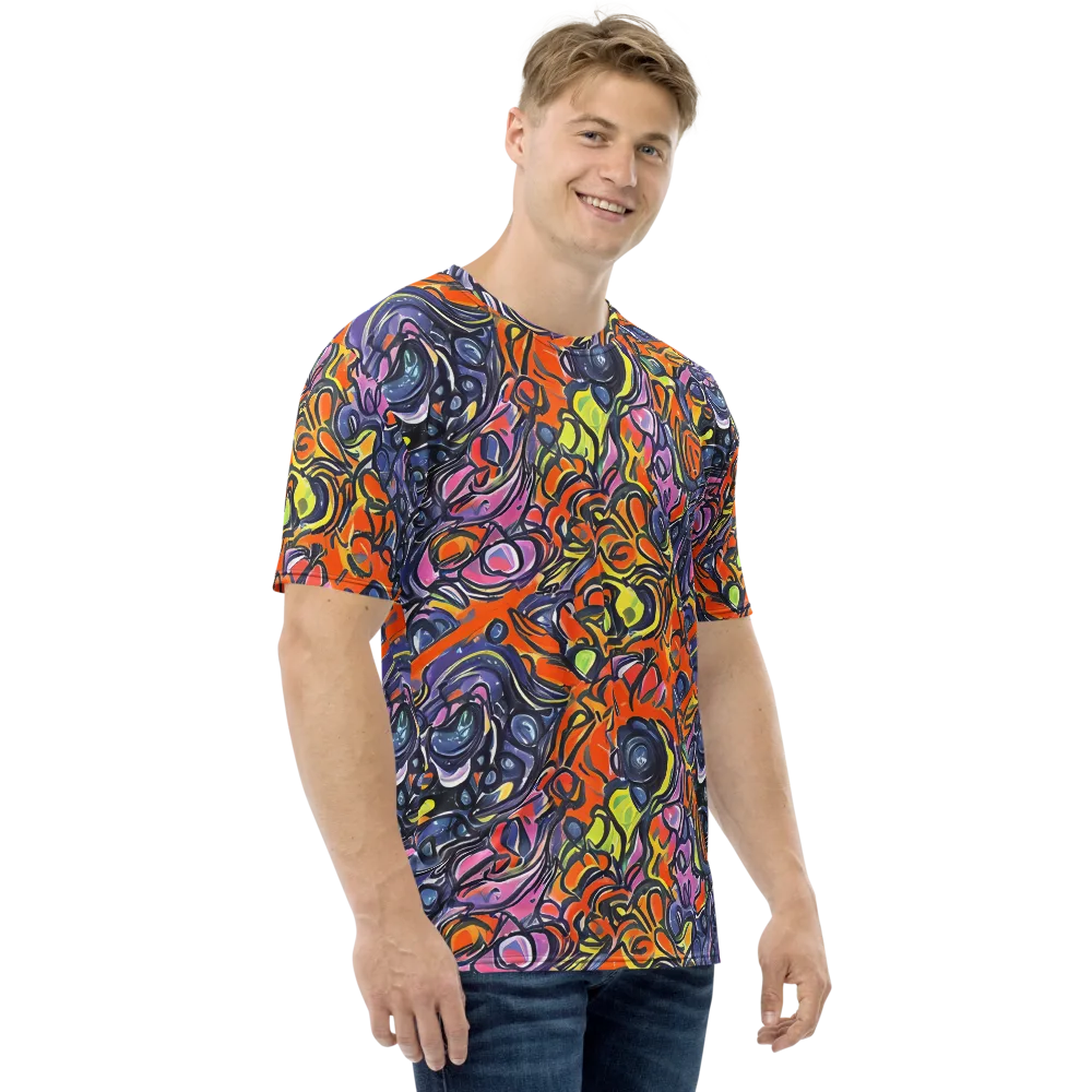 Molten Pop on Men's Crew Neck T-Shirt — Right