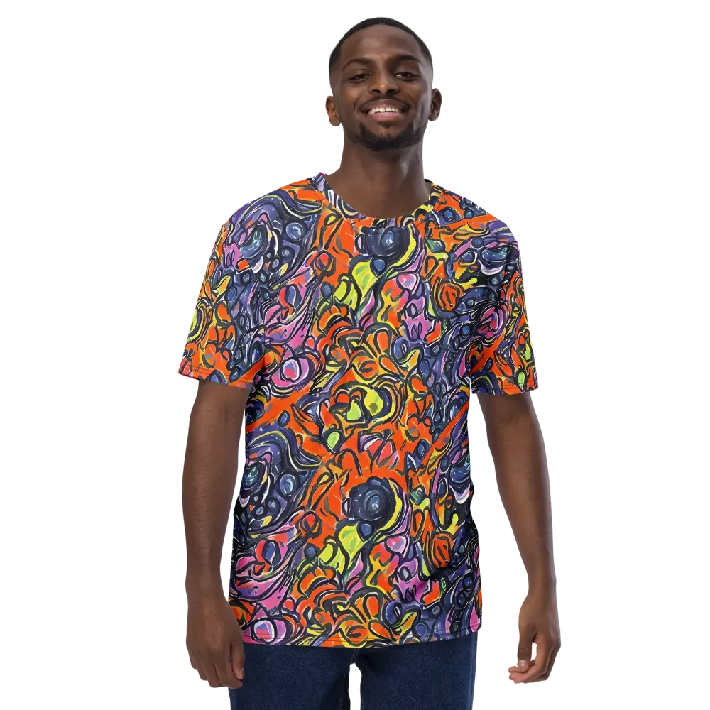 Molten Pop on Men's Crew Neck T-Shirt — Front