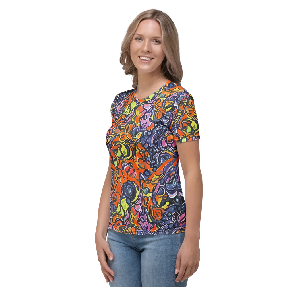Molten Pop on Women's Crew Neck T-Shirt — Left