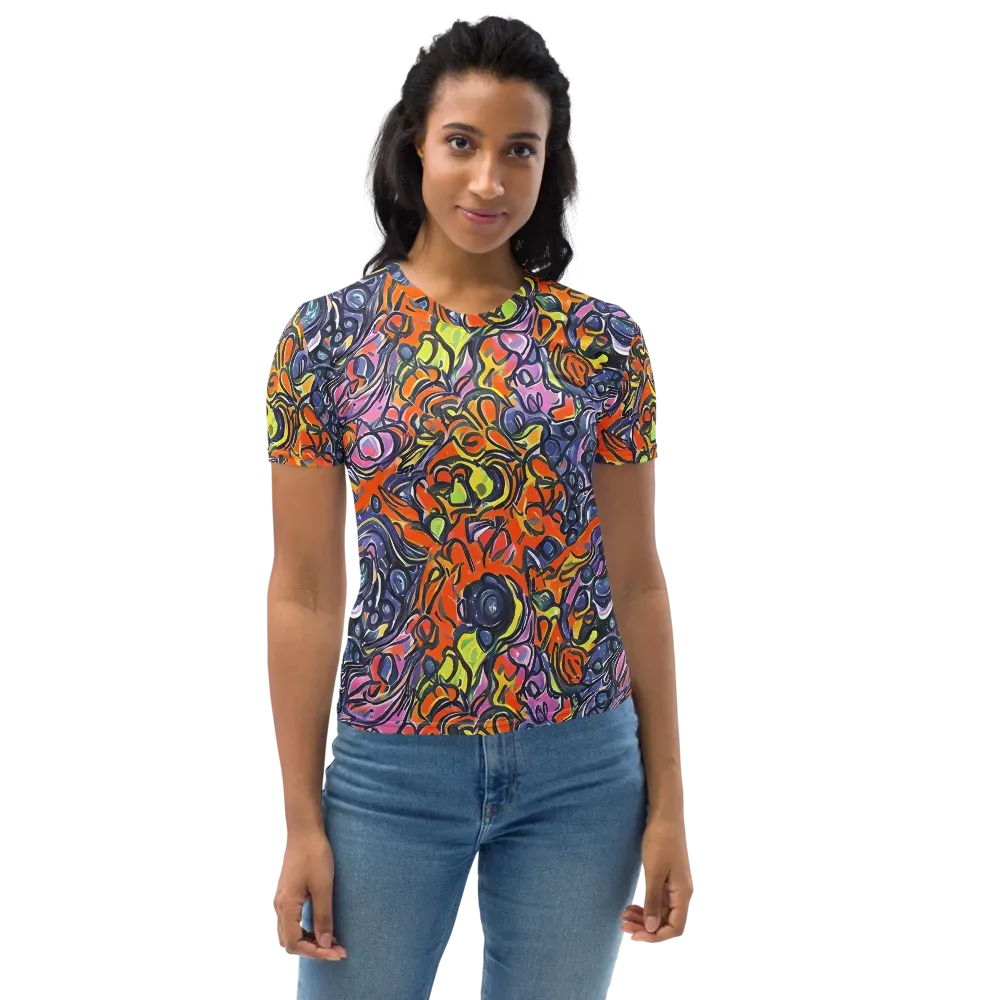 Molten Pop on Women's Crew Neck T-Shirt — Front