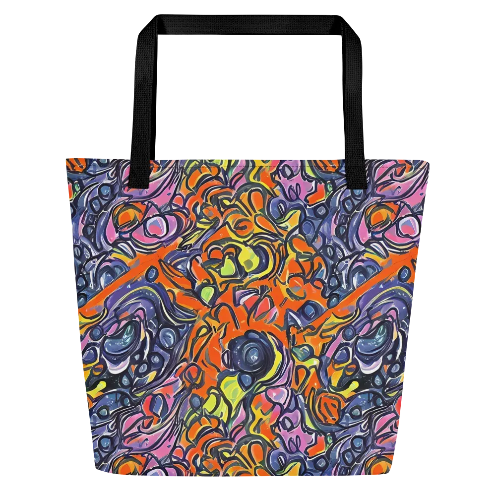 Molten Pop on Large Tote Bag W/ Pocket — Front