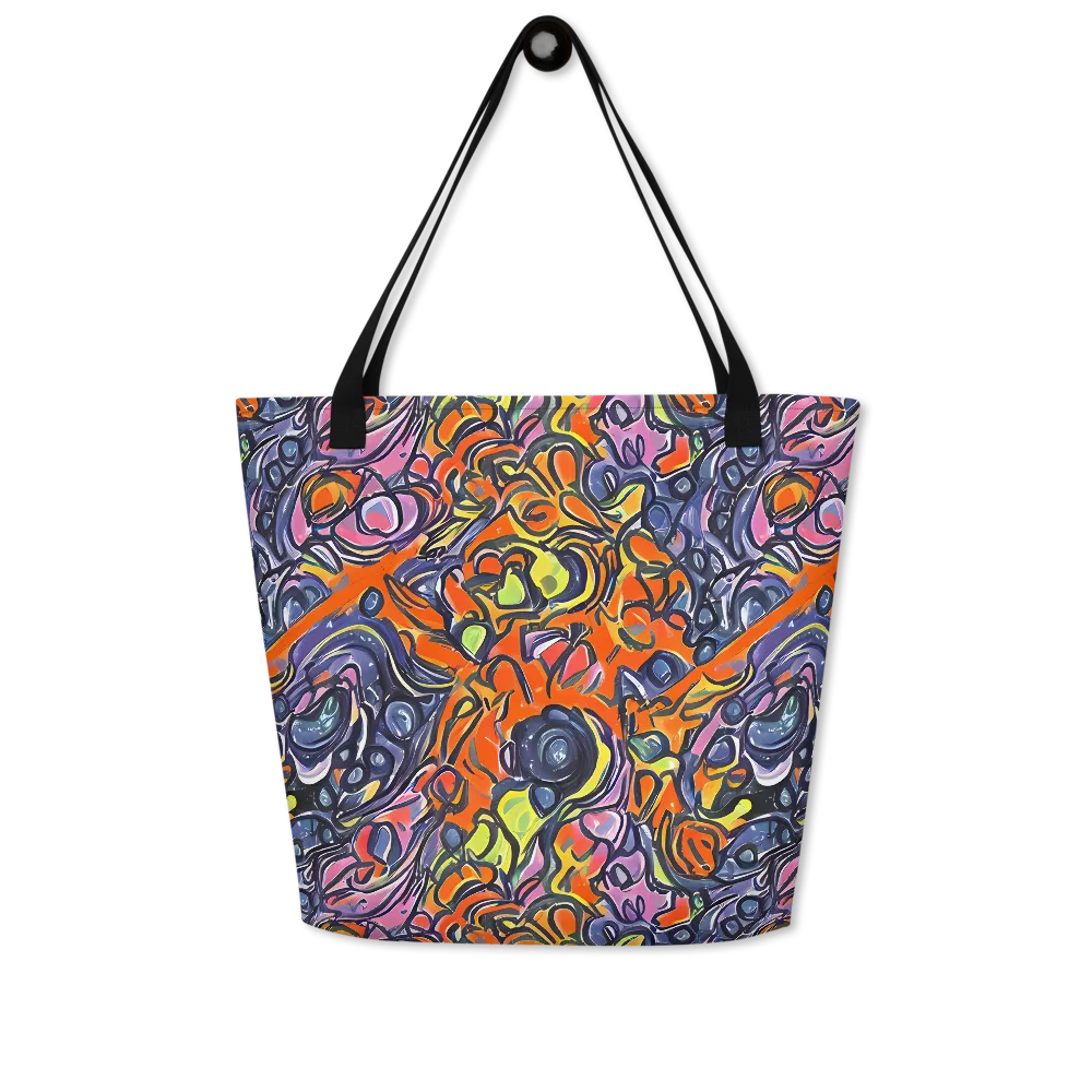 Molten Pop on Large Tote Bag W/ Pocket — Front