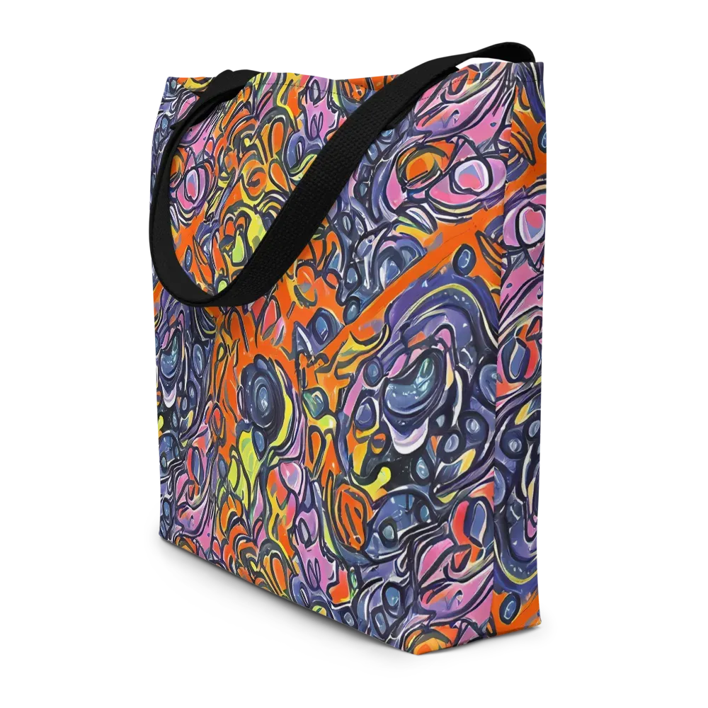 Molten Pop on Large Tote Bag W/ Pocket — Front