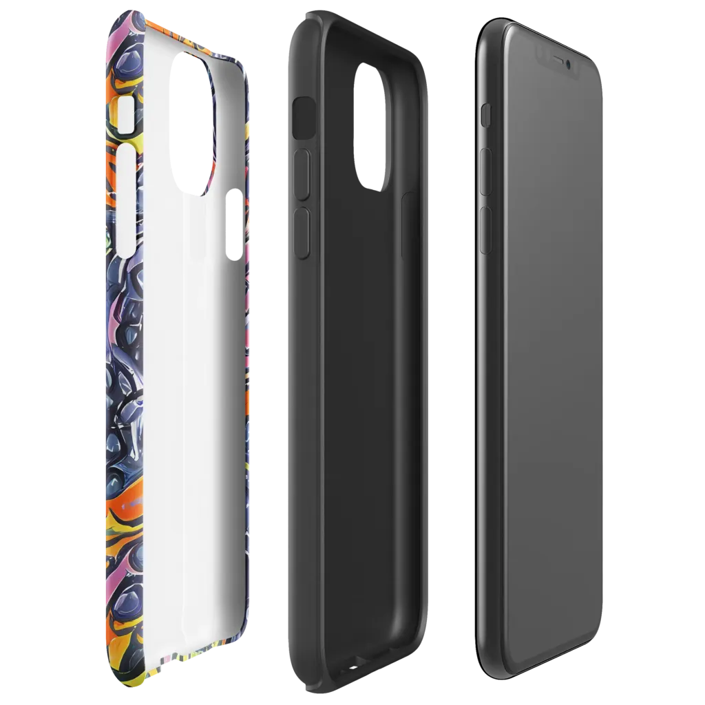Molten Pop on Tough Case for iPhone® — Right