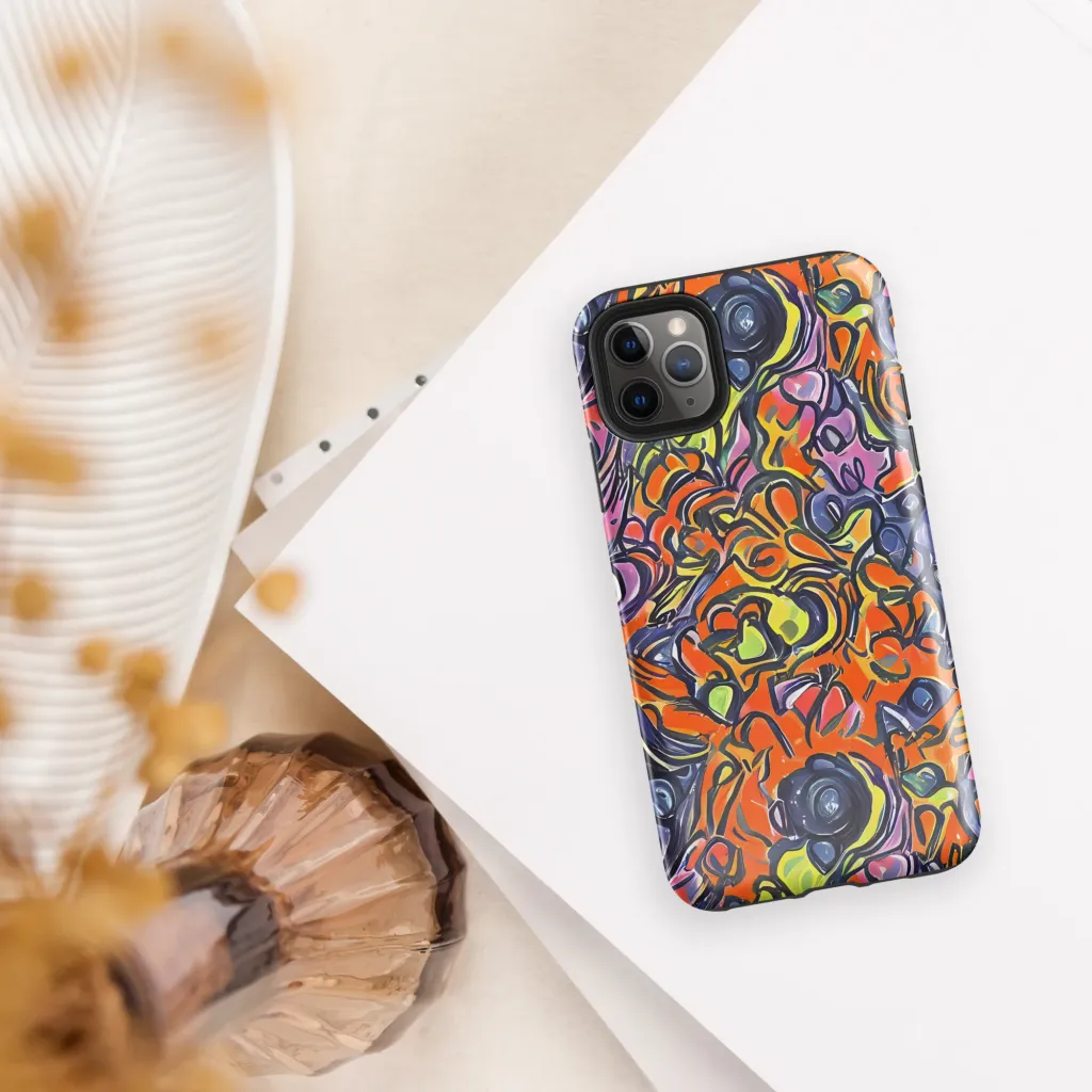Molten Pop on Tough Case for iPhone® — Front