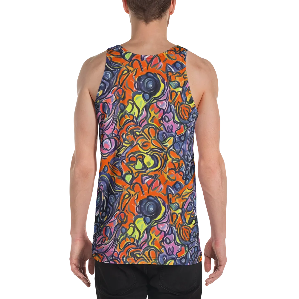 Molten Pop on Men's Tank Top — Back