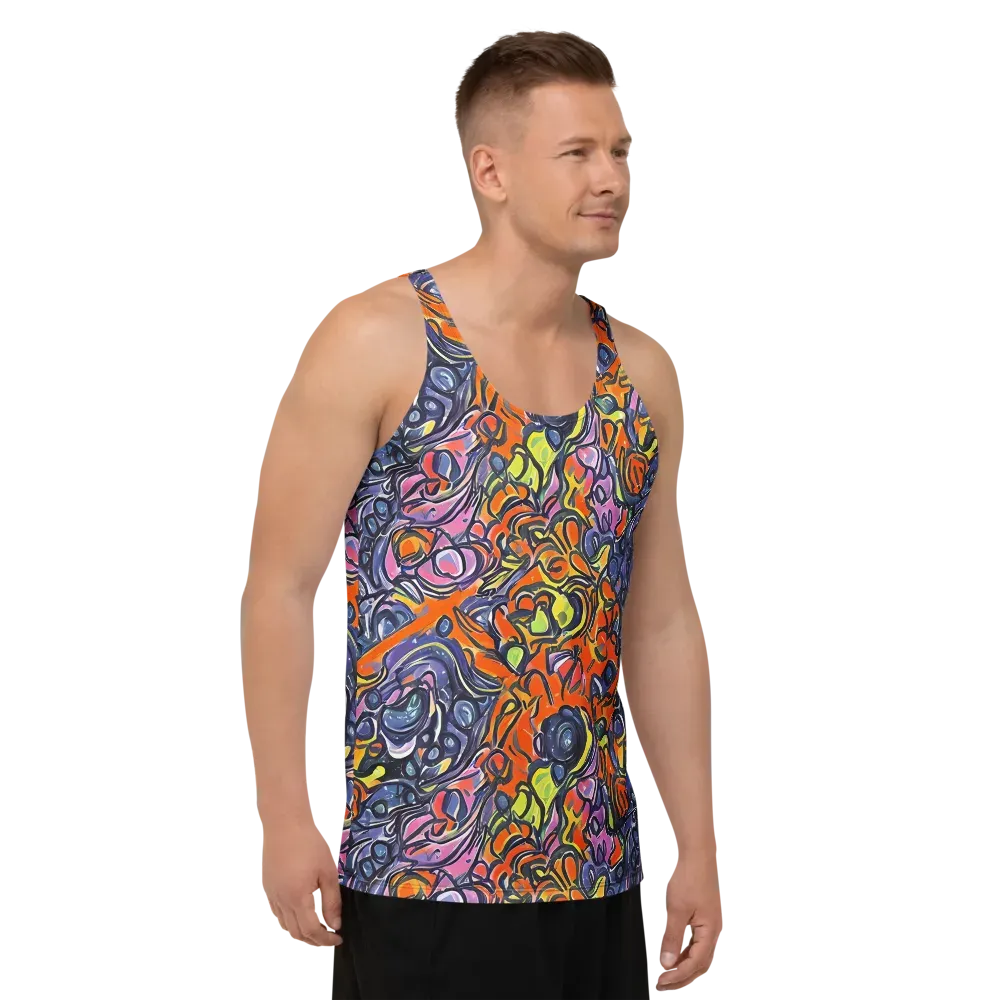 Molten Pop on Men's Tank Top — Right Front