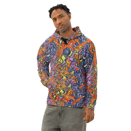 Molten Pop on a Cotton Hoodie