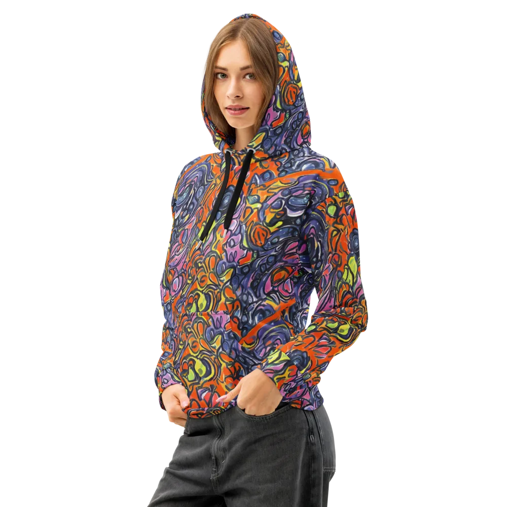 Molten Pop on Cotton Hoodie — Left Front