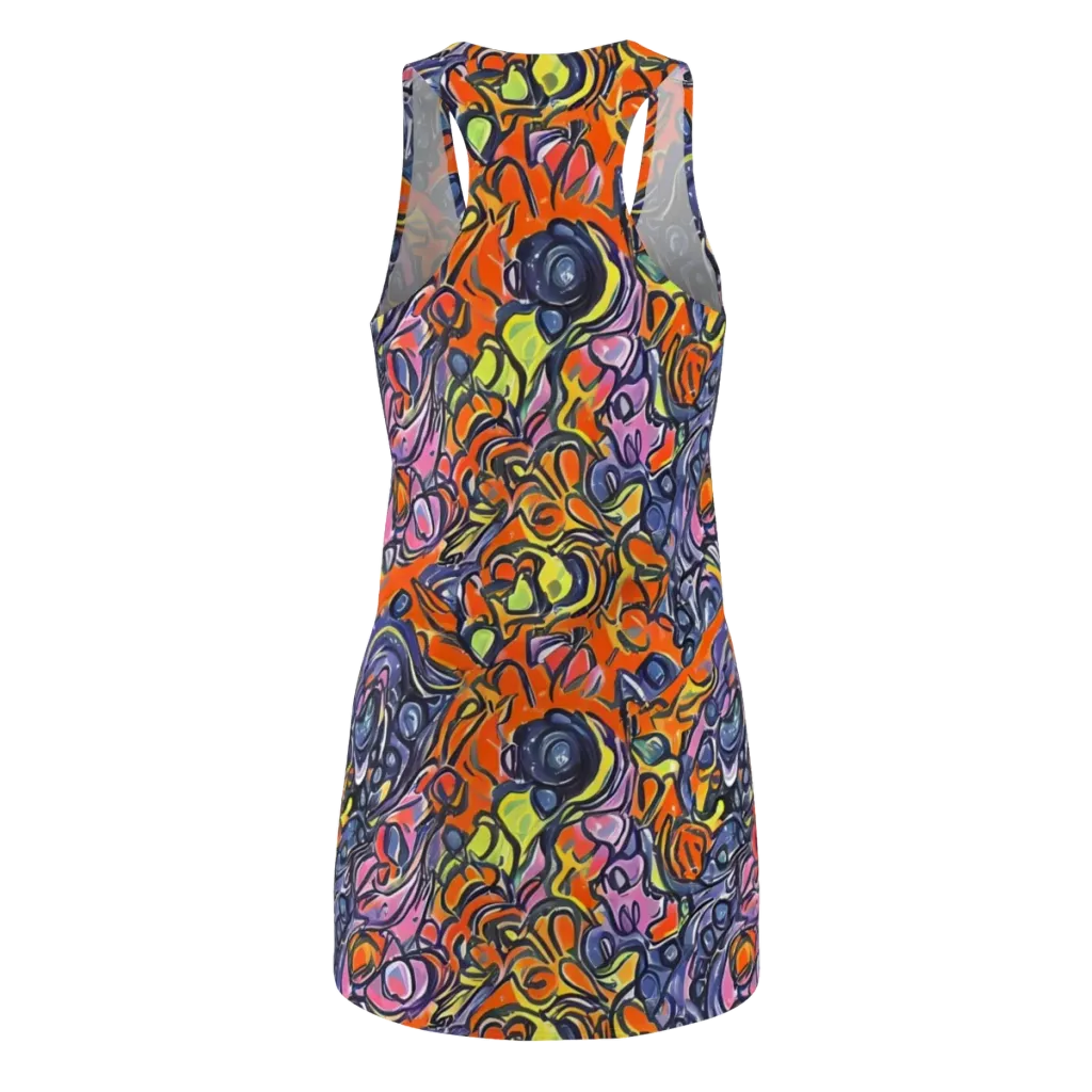 Molten Pop on Racerback Dress — Back