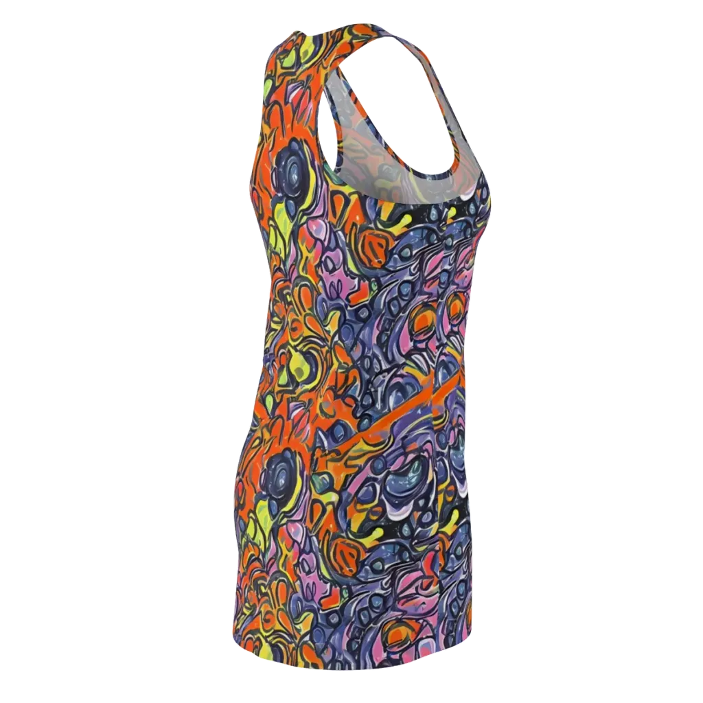 Molten Pop on Racerback Dress — Back Side