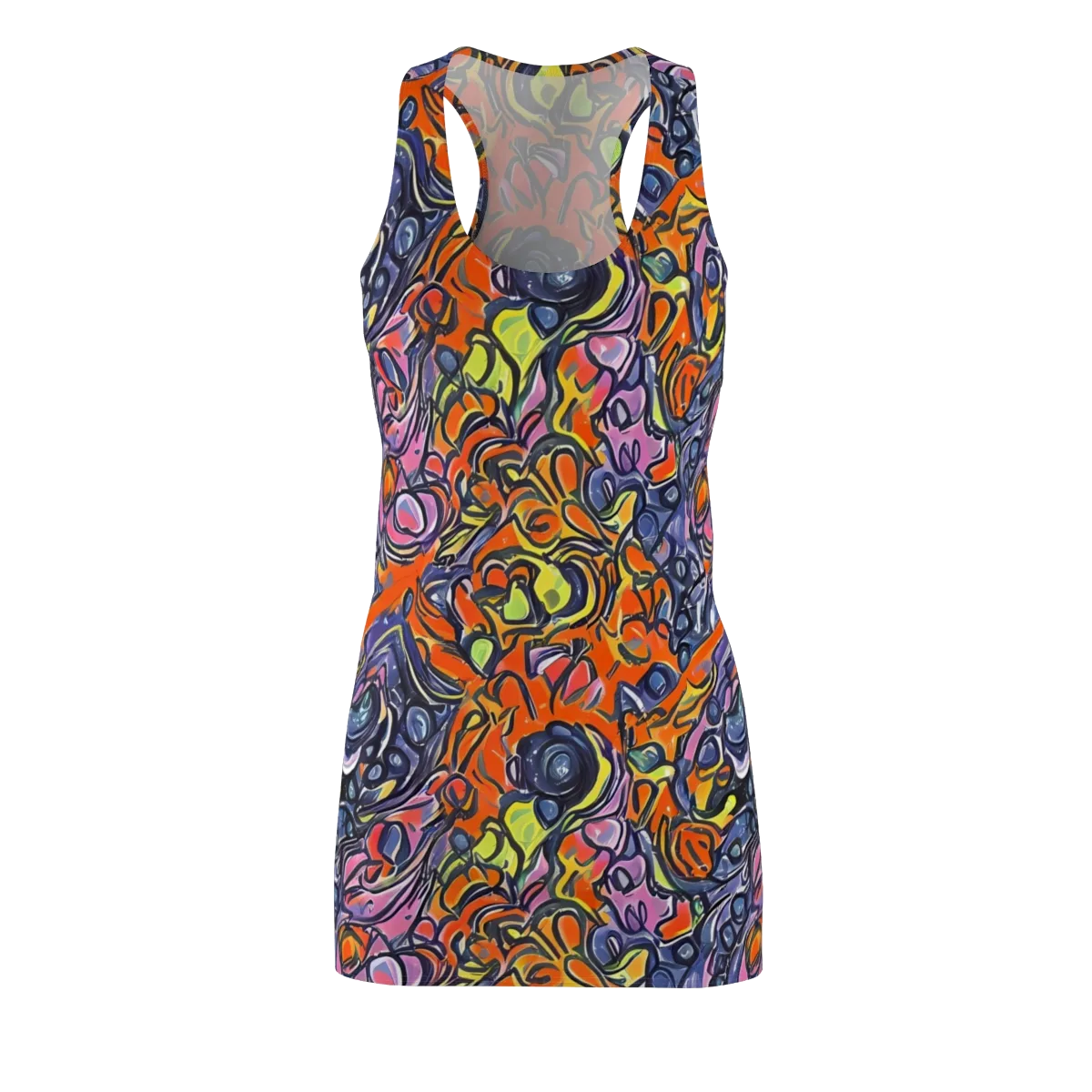 Molten Pop on Racerback Dress — Front